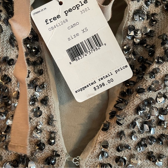 Free People Open Back Sequin Sweater Vest - Picture 11 of 15